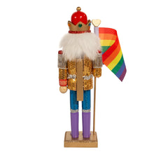 Load image into Gallery viewer, 12&quot; Gay Pride Nutcracker
