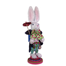 Load image into Gallery viewer, 18&quot;White Rabbit Nutcracker
