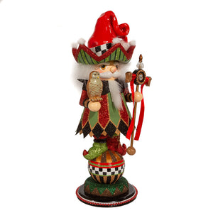 16" Red and Green Wizard Nutcracker