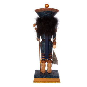 17"  Copper and Black Soldier Nutcracker