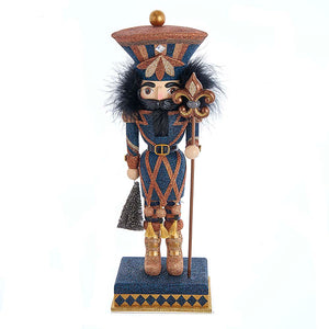 17"  Copper and Black Soldier Nutcracker