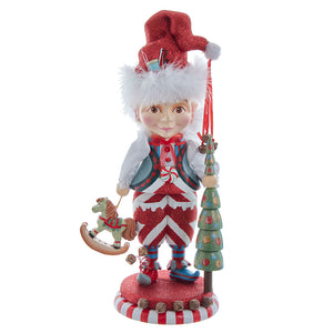 15"  Elf with Tree Nutcracker