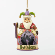Load image into Gallery viewer, New Orleans Santa Hanging Ornament
