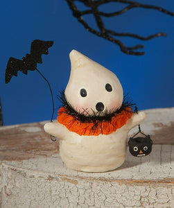 Halloween Ghostie With Bat